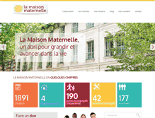 Tablet Screenshot of lamaisonmaternelle.com